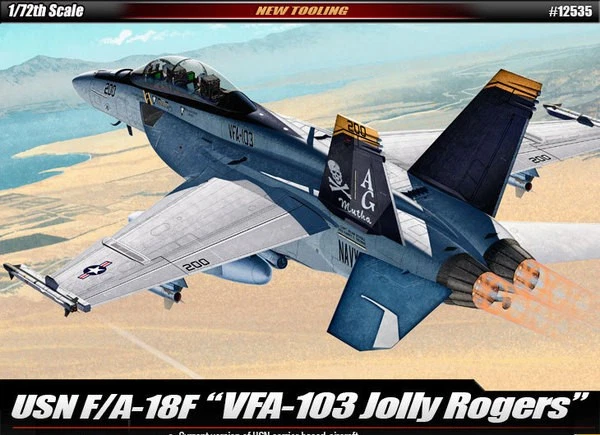 USN F/A-18F "VFA-103 Jolly Rogers" MCP Academy   N. 12535   1:72 - Immagine 1 di 1