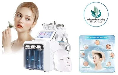 7 in 1 Hydrogen Hydro Facial Beauty Machine Hydra Dermabrasion Spa Salon Home - Image 1 of 4