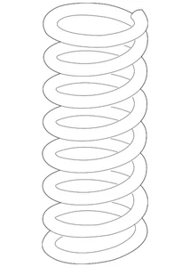 Genuine Honda Coil Spring 52441-SZA-R21 - Picture 1 of 3