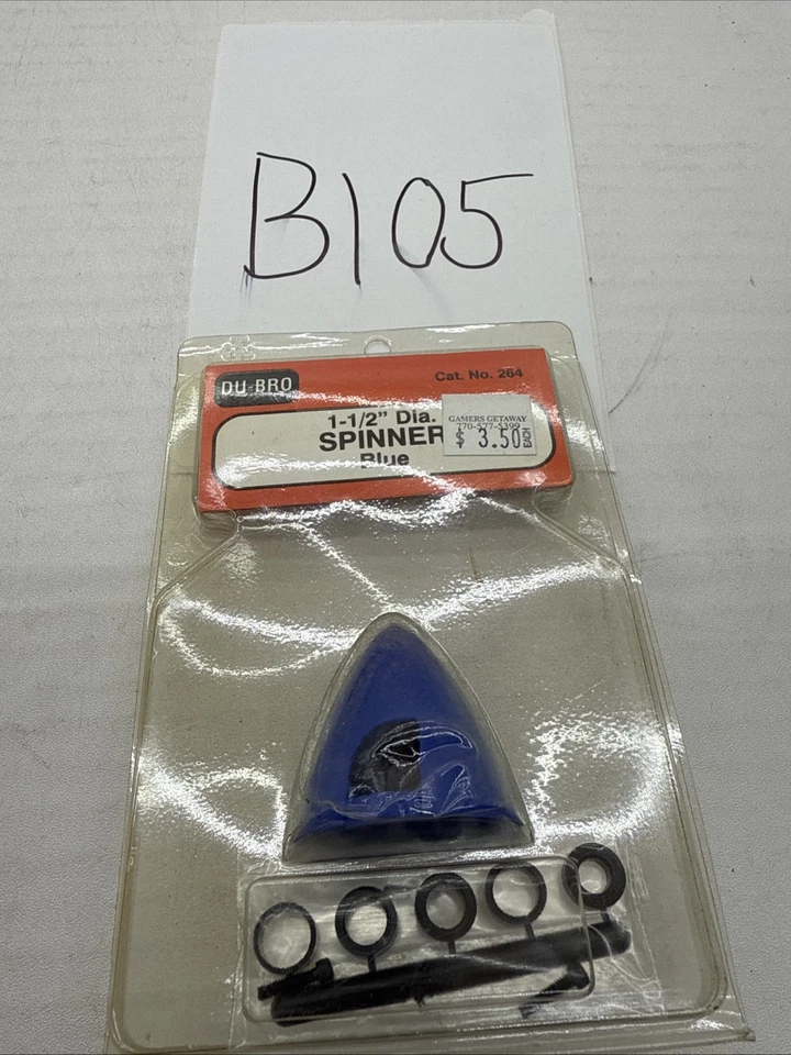 DuBro 264 1-1/2" Spinner BLUE for Airplanes - Image 1 of 1