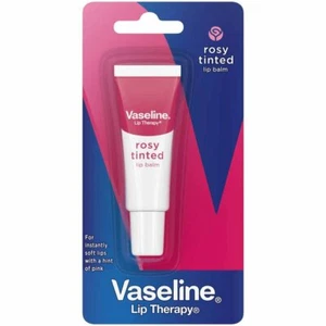 Vaselina Lip Therapy Rosy Tinted Lip Balm Tubo 10g Nuovo UK - Foto 1 di 3