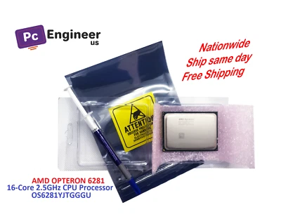 AMD OPTERON 6281 OS6281YJTGGGU 16-Core 2.5GHz CPU Processor  - Image 1 of 4