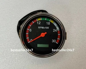 85mm Tachometer 3000RPM With Hour meter Truck Car Boat Diesel Engine Tacho rpm - Picture 1 of 5