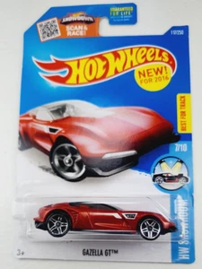 Hot Wheels HW Showroom 2016 7/10 * Gazella GT * coleccionista #117/250 rojo sin abrir - Imagen 1 de 4