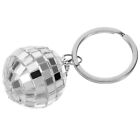 Porte-clés à boule disco tendance pendentif miroir porte-clés cadeau