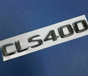 CHROME * CLS400 * TRUNK LETTER EMBLEM BADGE SET FOR MERCEDES BENZ AMG CLS-CLASS - Picture 1 of 2