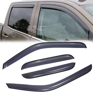 For 99-06 Chevy Silverado GMC Sierra Extended Cab Window Visors Sun Rain Guards - Picture 1 of 18