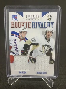 2012-13 PANINI ANTHOLOGY ROOKIE RIVALRY TIM ERIXON SIMON DESPRES DUAL PATCH #56 - Picture 1 of 2