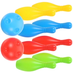 Bowling Ball Toy Play Set for Kids Game Backyard Games Boliche Boy - Picture 1 of 12