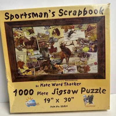 LIBRO DE RECORTES DE DEPORTISTAS DE KATE WARD THACKER - Completo - PUZZLE SUNSOUT Foto 1 de 4