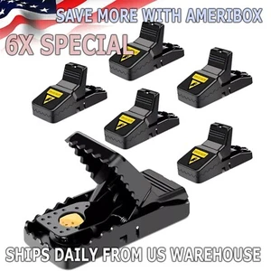 3 Pack Mouse Traps Rat Mice Killer Snap Trap Power Rodent Heavy Duty Pest Trap.. - Picture 1 of 15