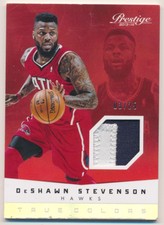 2013-14 Prestige True Colors Materials Prime #15 DeShawn Stevenson Jersey /25