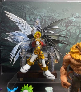 T1-Studio Digimon Lucemon: Falldown Mode Resin Statue Model In Stock NEW - Picture 1 of 5