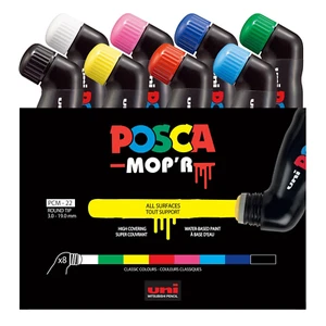 Posca Jumbo Markers Set, Mop'R Posca Paint Markers with XXL 3-19Mm round Tip for - Picture 1 of 12