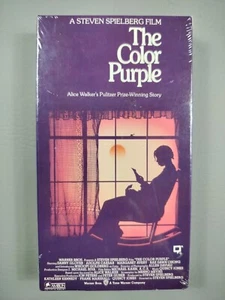 The Color Purple VHS SEALED w/ Watermarks & WHV Stamp Steven Spielberg Oprah WB - Picture 1 of 6