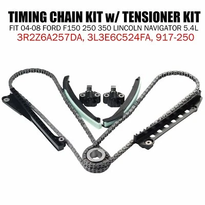 Timing Chain Kit Fit 04-2010 Ford F150 F250 Lincoln Navigator TRITON V8 5.4 24V — 第 1/4 张图片