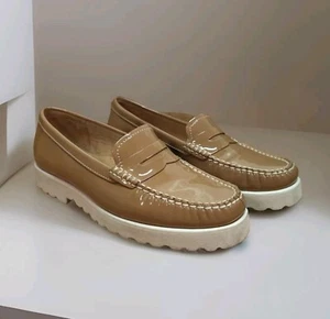 John Lewis ""Oslo"" Damen-Halbschuhe brauner Slipper - UK Größe 5,5 - Bild 1 von 12