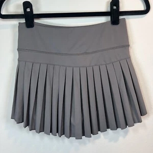 Goldhinge Women's Pleated Tennis Skirt Gray Skort Lined Pickleball Golf Sz Small - Picture 1 of 11
