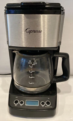 Capresso 426, 5-Cup Mini Drip Coffee Maker Digital Free Standing Portable 11” T - Image 1 of 4