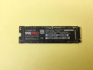 SAMSUNG 990 PRO M.2 2280 1TB PCIe 4.0 NVMe V-NAND SSD MZ-V9P1T0 - Afbeelding 1 van 4