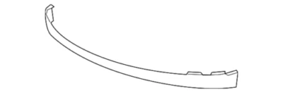 GM OEM 07-13 Sierra 1500 Front Bumper Bumper Components-Lower Extn 15917769 - Image 1 of 4