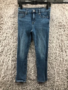 Old Navy Skinny Jeans Boys Size 14 Medium Wash Blue Adjustable Waist - Picture 1 of 12