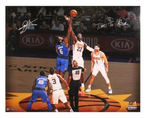 DEANDRE AYTON Signed "Time To Rise" 16 x 20 Tip Off Photograph STEINER LE 22/22 - Picture 1 of 4
