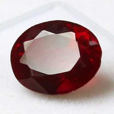 Natural 5.50 Ct Pigeon Blood Red Ruby Madagascar 12x9 mm Certified Stunning Gems - Image 1 of 4