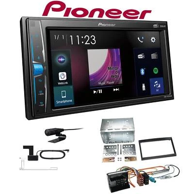 Pioneer Autoradio Bluetooth DAB+ für Peugeot 207 ab 2005 schwarz ohne Canbus - Bild 1 von 4