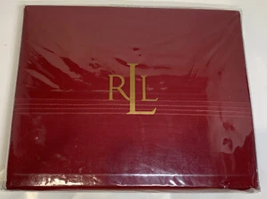 LAUREN Ralph Lauren Full Flat Sheet 400 TC 100% Supima Cotton Addison Claret Red - Bild 1 von 8