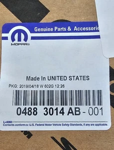 Genuine Mopar Underdrive Clutch Reaction Plate Package 4883014AB 62TE, 42RLE - Imagen 1 de 1