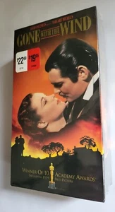 Gone With the Wind Clark Gable Vivian Leigh Set of 2 VHS Tapes New Still Sealed - Picture 1 of 9