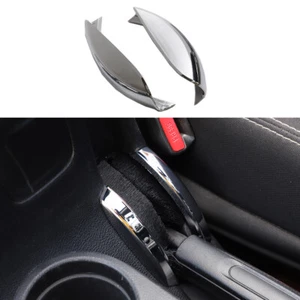 Chrome Interior Hand Brake Sides Cover Trim For Jeep Wrangler JK JKU 2011-2017 - Picture 1 of 12