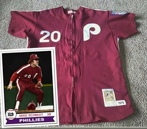 mitchell and ness mike schmidt jersey