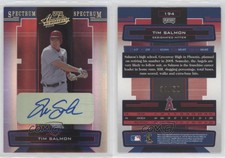 2005 Playoff Absolute Memorabilia Spectrum Gold Signatures /50 Tim Salmon Auto