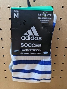 ADIDAS Team Speed OTC Soccer Socks Medium Men 5-8.5 Women 5-9.5 Youth 4y-6 New - Picture 1 of 8