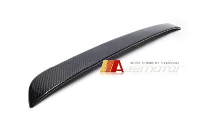 Carbon Fiber Window Roof Spoiler Wing fits 2017-2023 Mercedes W213 E-Class Sedan Foto 1 de 3