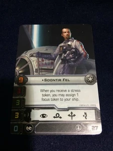 Star Wars X-Wing Promo Soontir Fel Karte - Bild 1 von 1