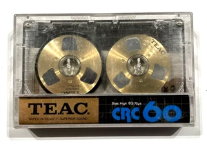 TEAC CRC 60 carrete a carrete audio casete cinta en blanco usado Hecho en Japón Tipo II - Imagen 1 de 8