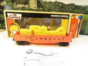 LIONEL 26802 THE SIMPSONS ANIMATED GONDOLA CAR- 0/027- LN- J1W - Picture 1 of 8