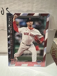 2025 Topps Series 2 Garrett Whitlock Independence Day /76 Boston Red Sox - Picture 1 of 1