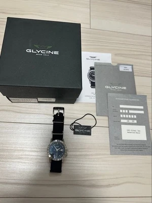 Glycine Airman DC-4 GL0072 Automatic Black Dial Analog Men's Watch - image 1 of 4