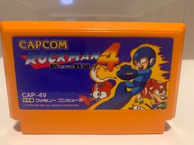 RockMan 4 Mega Man IV Nintendo Famicom FC Japan Cartridge Tested Capcom
