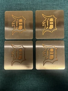 MLB DETROIT TIGERS Boasters, Schwerlast Edelstahl Untersetzer, 4er Set NEU - Bild 1 von 5