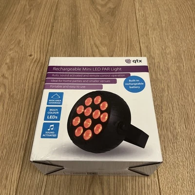 GTX RGBW Par Can Light DMX Remote Wash Stage Disco Party Par Lights - Image 1 of 3