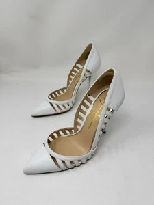 Jessica Simpson donna bianco ALABASTRO tacco a spillo punta US 8M - Foto 1 di 6