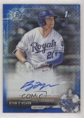 2017 Bowman Chrome Prospect Blue Mojo Refractor /150 Ryan O'Hearn #CPA-ROH Auto - Image 1 of 2
