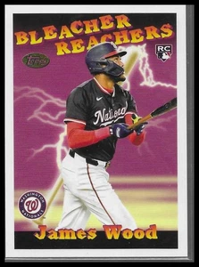 2025 Topps Update JAMES WOOD RC Rookie Bleacher Reachers insert #BR-11 Nationals - Picture 1 of 2
