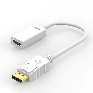 Displayport DP Male to HDMI Female Cable Converter Adapter for PC Laptop Desktop - Picture 1 of 7