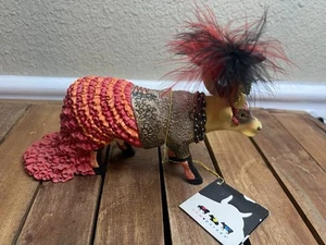 Cow Parade No.7734 Moolin Rouge ~6.5" | Art by Doina Levintza | Great Condition - Picture 1 of 7